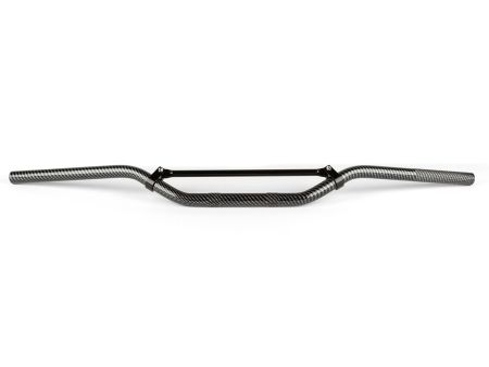 Crosslenker aluminium mit Strebe, carbon look 81cm