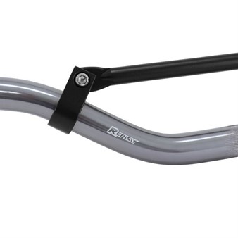 Crosslenker aluminium mit Strebe, titan look 81cm