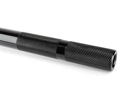Guidon cross aluminium avec barre de renfort, noir 81cm