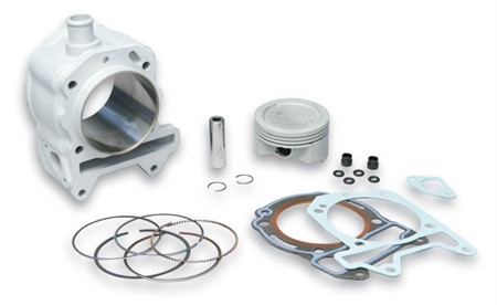 Kit cylindre Malossi aluminium 218cc, Ø75.5mm, scooter 125-200cc 4T Aprilia, Derbi, Gilera, Malaguti, Piaggio