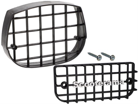 Lampengitter Paar «schwarz SCOOTERAMA» Piaggio Ciao