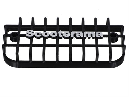 Grille de protection noire pour Piaggio Ciao (impression 3D avec inscription Scooterama)