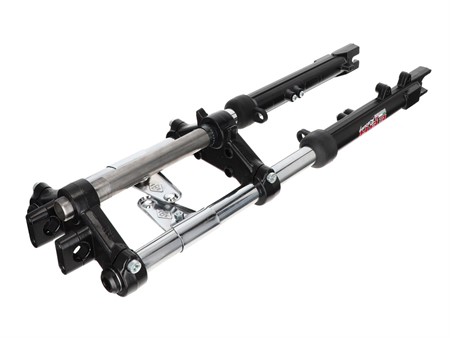 Telegabel hydraulisch schwarz Piaggio Ciao (Scheibenbremsaufnahme)