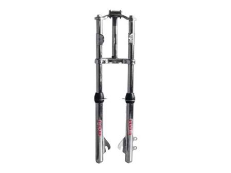 Fourche téléscopique pour frein à disque Piaggio Ciao chromé Fourche téléscopique pour frein à disque Piaggio Ciao chromé