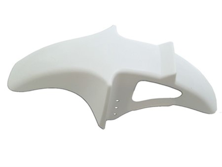 Garde boue avant F1, plastique blanc
