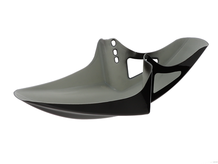 Garde boue avant F1 Evo plastique noir, universel