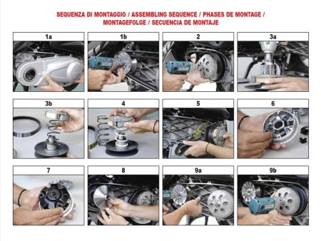 Kit variation grande plage Malossi Overrange, Yamaha T-Max 500cc 2004-2008