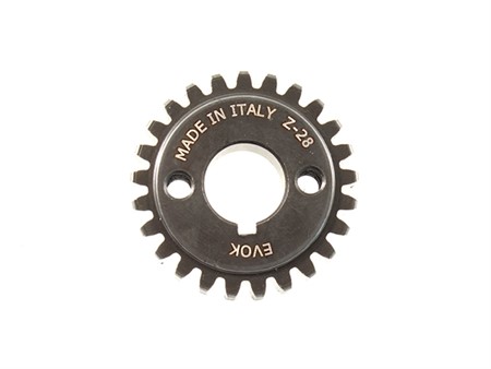 Pignon Z 28 adapté à la cloche dembrayage EVOK Z 69