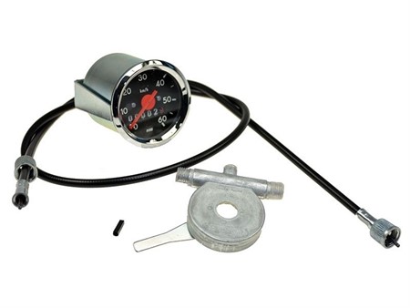 Set de compteur Piaggio Ciao 60 km/h «Ø 48mm» Set de compteur Piaggio Ciao 60 km/h «Ø 48mm»