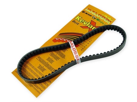 Courroie MALOSSI Kevlar X Belt, (moteur Piaggio maxi 2T) Aprilia/Gilera/Italjet/Piaggio/ 125à180 2T / Yamaha X-City 250cc 4T