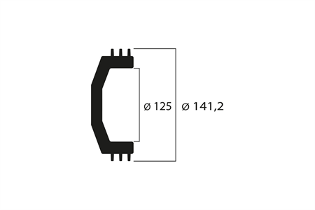 Kupplungsglocke Malossi Wing Clutch Yamaha GPD 125 A N-Max Euro 3+4+5