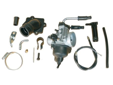 Kit carburation 22mm Malossi, moteur scooter Morini ( Atala, Malaguti) 50-100cc 2T Kit carburation 22mm Malossi, moteur scooter Morini ( Atala, Malaguti) 50-100cc 2T