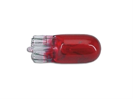 Ampoule de compteur type T10 12V 3W, rouge