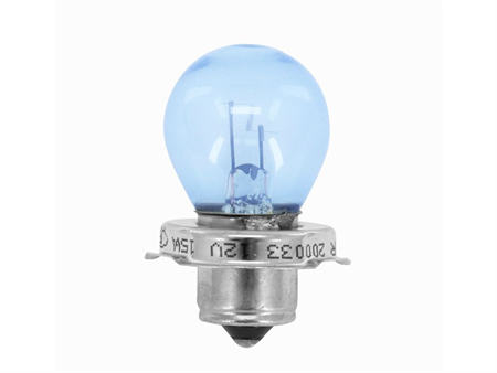 Ampoule avant bleue, socle P26S, 12V/15W (1pcs.) Ampoule avant bleue, socle P26S, 12V/15W (1pcs.)