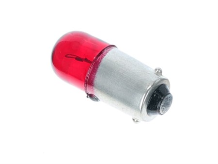 Ampoule de phare arrière rouge 12V 4W (BA9S)  à clipser