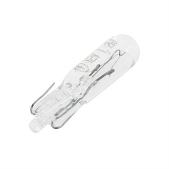 Glühbirne Sockel T5 W2x4,6d, 12V 1,2W - Weiss