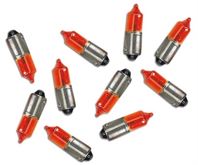 Ampoule BA9S à baillonnette 12V/23W, orange Ampoule BA9S à baillonnette 12V/23W, orange