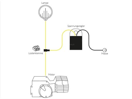 Spannungsregler 6V im Alugehäuse