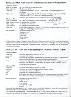 Innenrotorzündung MVT Premium mit 12V Licht und Drehzahlbegrenzer, Puch Maxi - X30 / Sachs