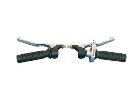 Griffset mit Kurzgas Speed universal chrom Griffset mit Kurzgas Speed universal chrom