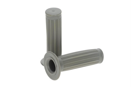 Paire de poignées style Magura grises 24/24mm, divers vélomoteurs avec vitesses manuelles Paire de poignées style Magura grises 24/24mm, divers vélomoteurs avec vitesses manuelles