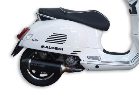 Auspuff Malossi RX Black Edition, Vespa GTS 300 ie 4T LC euro 4 2017-> (MA33M)