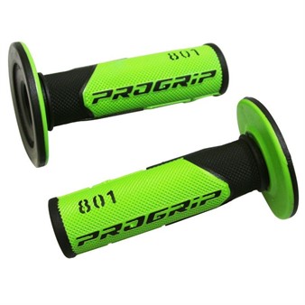 Poignées Pro Grip MX 801 Duo Density noir/vert