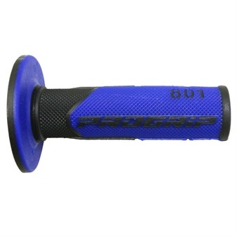 Poignées Pro Grip MX 801 Duo Density noir/bleues
