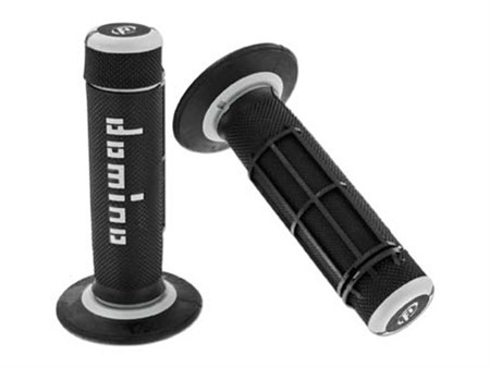 Lenkergriffe Domino cross schwarz/grau Lenkergriffe Domino cross schwarz/grau