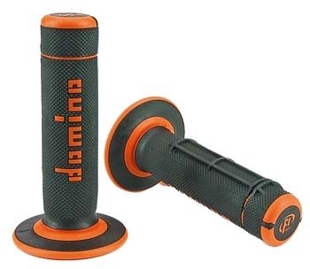 Lenkergriffe Domino cross schwarz/orange Lenkergriffe Domino cross schwarz/orange