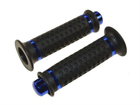 Lenkergriffe round blau/schwarz Lenkergriffe round blau/schwarz
