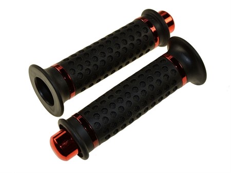 Lenkergriffe round rot/schwarz Lenkergriffe round rot/schwarz