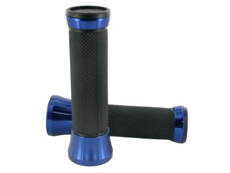 Poignées STR8 CNC, noir / bleu Poignées STR8 CNC, noir / bleu