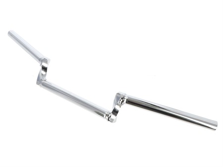 Lenker Gabelplatte 50mm Chrom "Z" gedreht