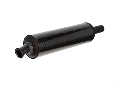 Schalldämpfer rund carbon fiberglas 18mm