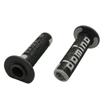 Lenkergriffe Domino cross schwarz/grau