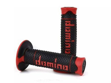 Poignées Domino cross noir/rouge Poignées Domino cross noir/rouge