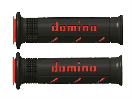 Paar Griffe Domino XM2 doppel super soft schwarz/rot Paar Griffe Domino XM2 doppel super soft schwarz/rot