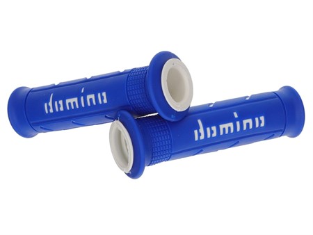 Paar Griffe Domino XM2 doppel super soft blau/weiss