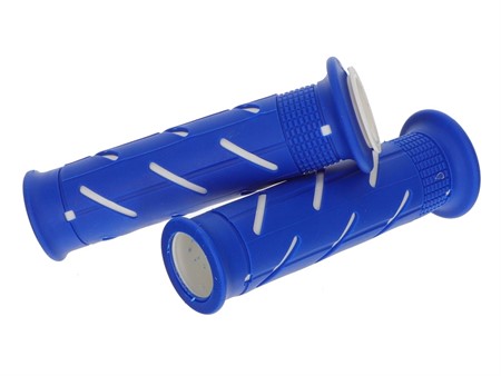 Paar Griffe Domino XM2 doppel super soft blau/weiss