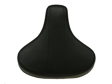 Selle noir avec tube fixation rond (reproduction), vélomoteurs Piaggio PX