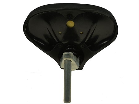Selle noir avec tube fixation rond (reproduction), vélomoteurs Piaggio PX