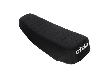 Selle noir avec inscription CITTA, Piaggio Ciao P