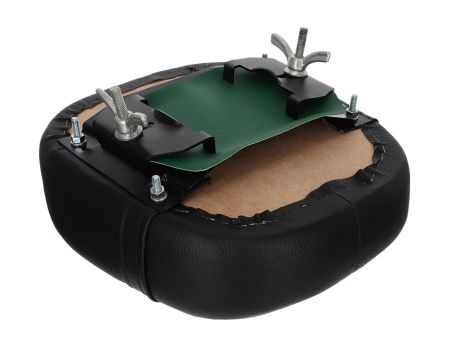 Sattel schwarz (Sozius), für auf den Gepäckträger