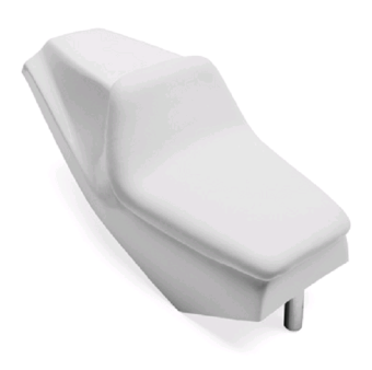 Selle polyester grand prix noire, blanche Selle polyester grand prix noire, blanche