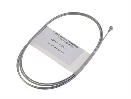 Câble dembrayage SACHS, Ø 1.5x2200mm / plomb : 6/6.5x9.5