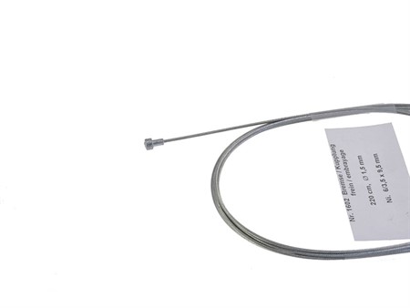 Câble dembrayage / frein Ø 1.5 mm x 220 cm plomb en forme de poire