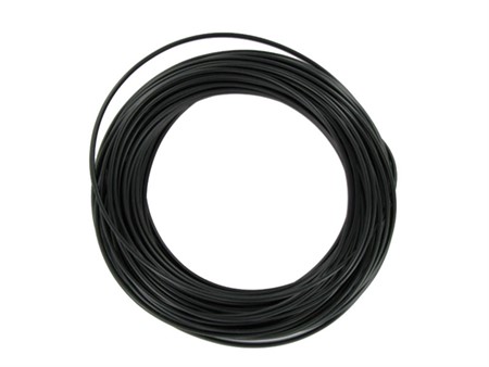 Gaine de câble 6.5mm noire, (rouleau de 25m)