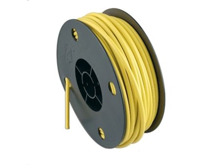 Gaine de câble TEFLON (rouleau de 25m), JAUNE Gaine de câble TEFLON (rouleau de 25m), JAUNE