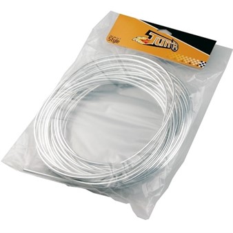 Gaine de câble TEFLON (rouleau de 25m), CHROME Gaine de câble TEFLON (rouleau de 25m), CHROME